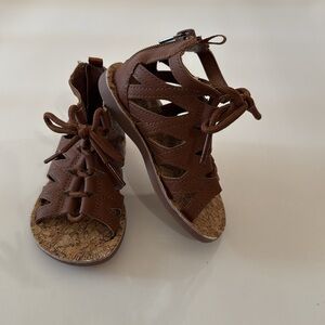 OshKosh B'gosh Brown Toddler Gladiator Sandals